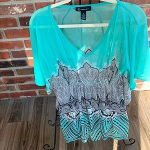 Women’s sheer blouse.